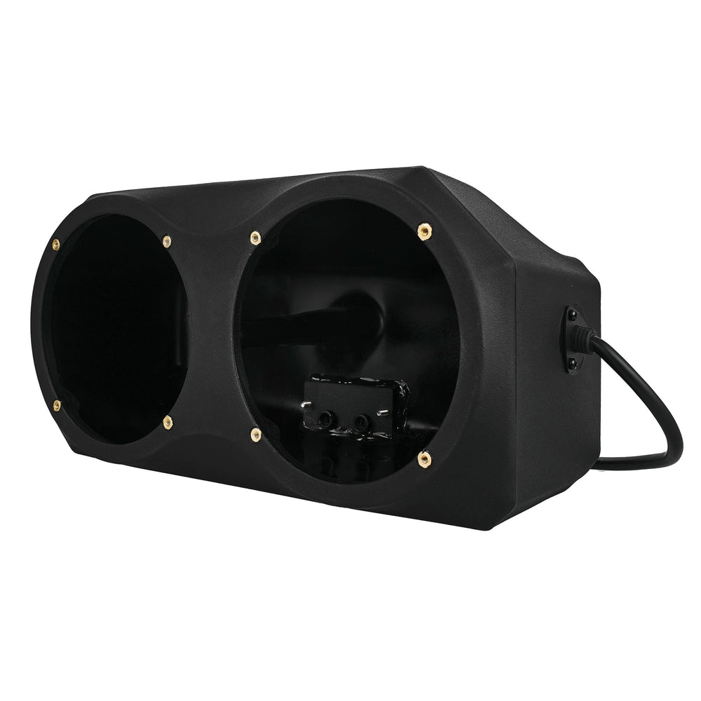 DS18 SLG-20UPFSUB6 Polaris Slingshot Under Dash Empty Enclosure fits 2 x 6.5" Subwoofers | 2020+
