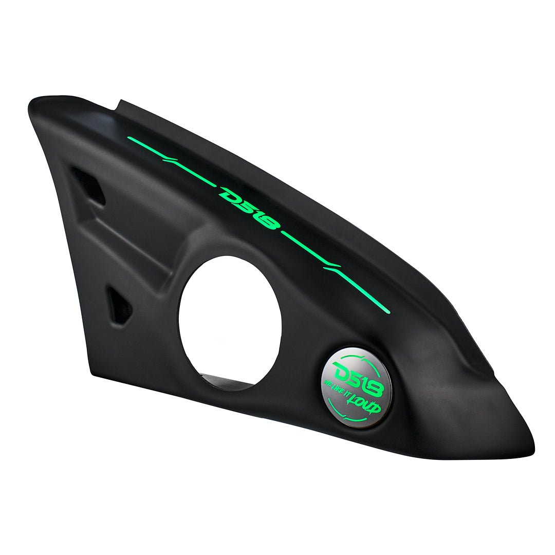 DS18 SLG-AR6V2 Polaris Slingshot 2015+ Armrest Speaker Pods - Empty, Fits 2 x 6.5", Digital LED DS18