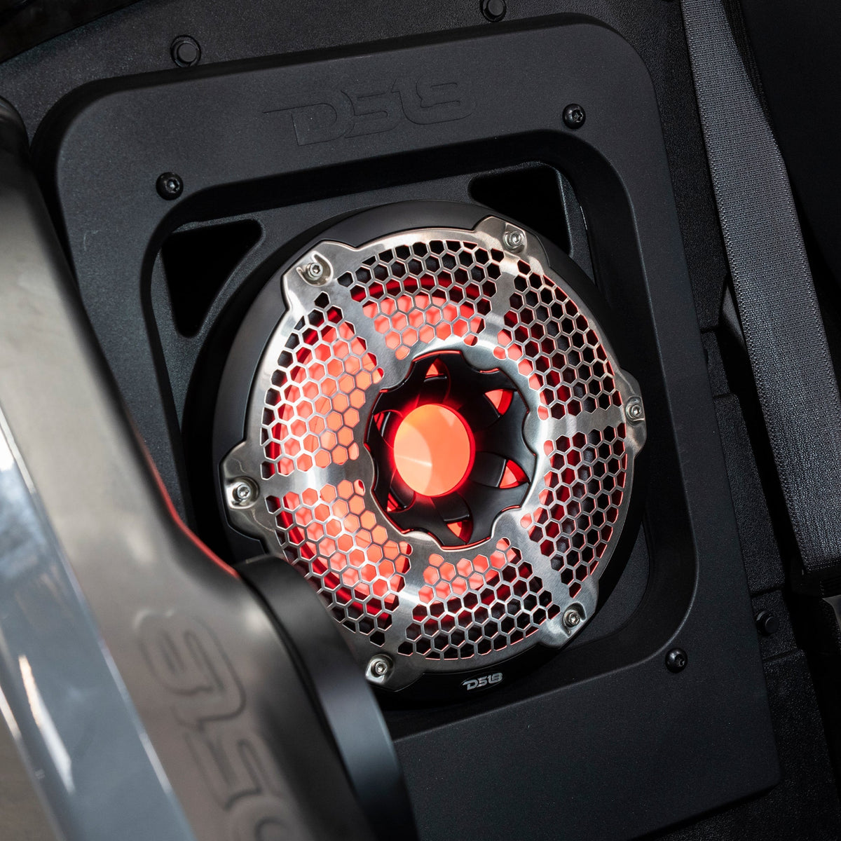 DS18 SLG-RSUB10 Polaris Slingshot 2015+ Rear 10" Ported Sub Enclosure - Empty, Either Side DS18