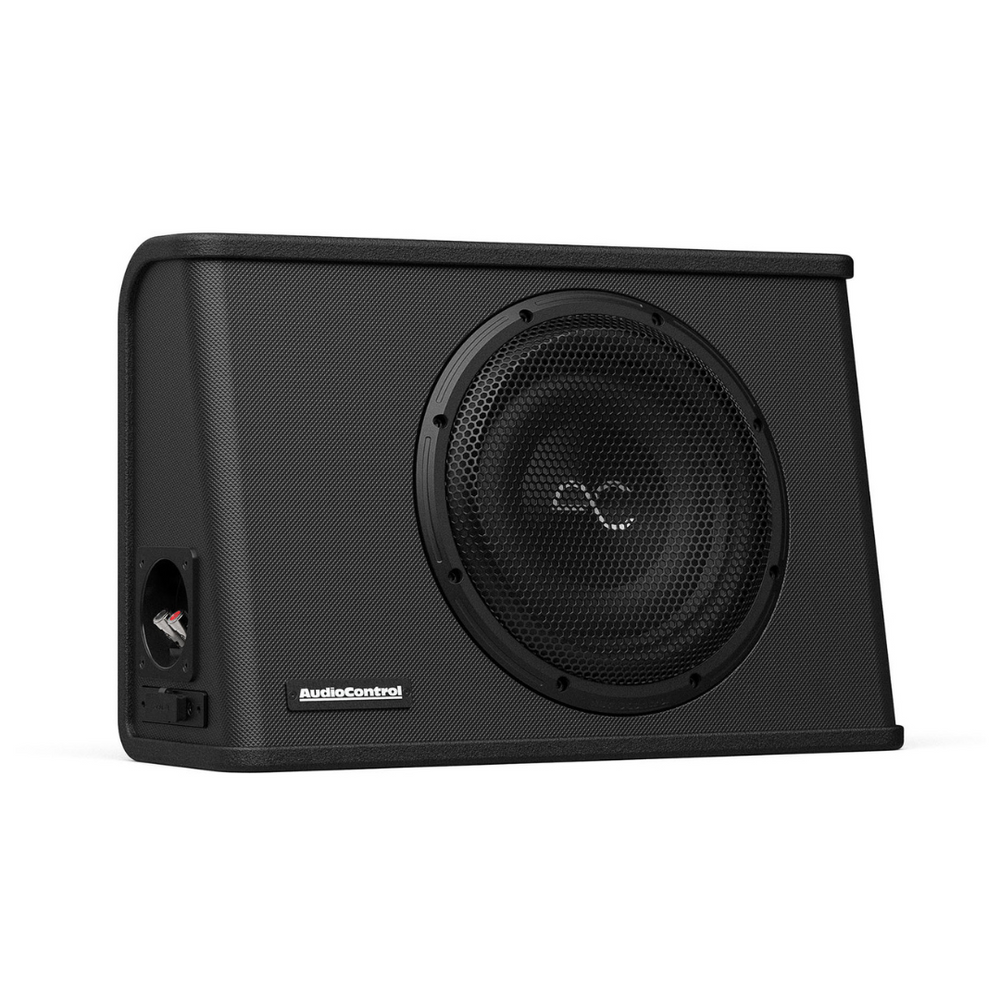 Audio Control SPC-W10 400 Watt (RMS) Space Series Sealed Wedge Subwoofer Enclosure (400 Watt RMS/600 Watt Max) | 10"