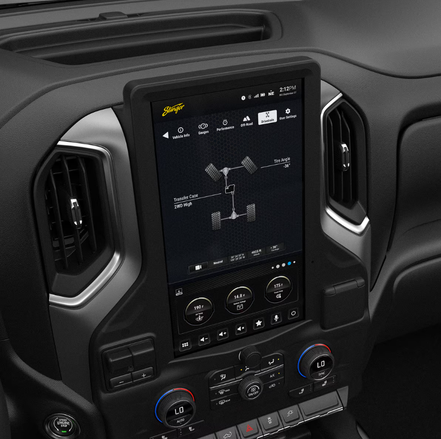 Stinger SRX-GM19128 HORIZON12 Chevy Silverado/ GMC Sierra (2019-2023) 12.8" Full Integration Kit