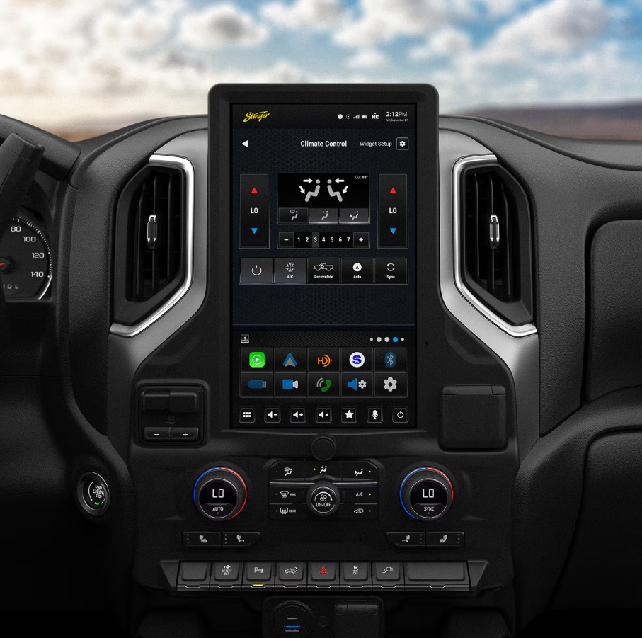 Stinger SRX-GM19128 HORIZON12 Chevy Silverado/ GMC Sierra (2019-2023) 12.8" Full Integration Kit