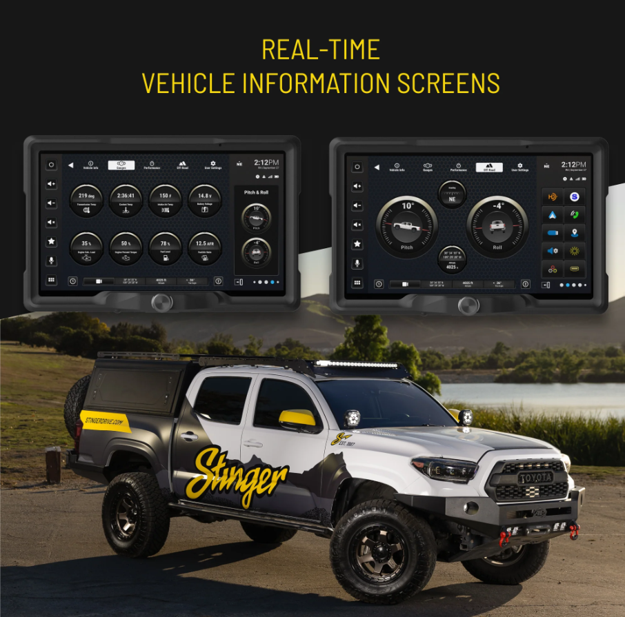 Stinger SRX-TAC16128 HORIZON12 Toyota Tacoma (2016-2023) 12.8" Radio Plug-&-Play Kit