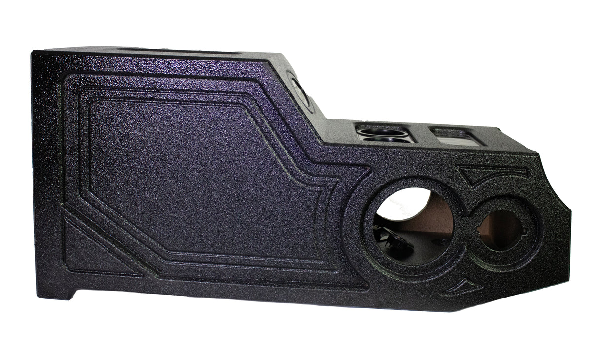 SSFORD-CON97 | Center Console Subwoofer Enclosure for 1997–2003 Ford Trucks – Fits 12", Dual 6.5", Tweeters