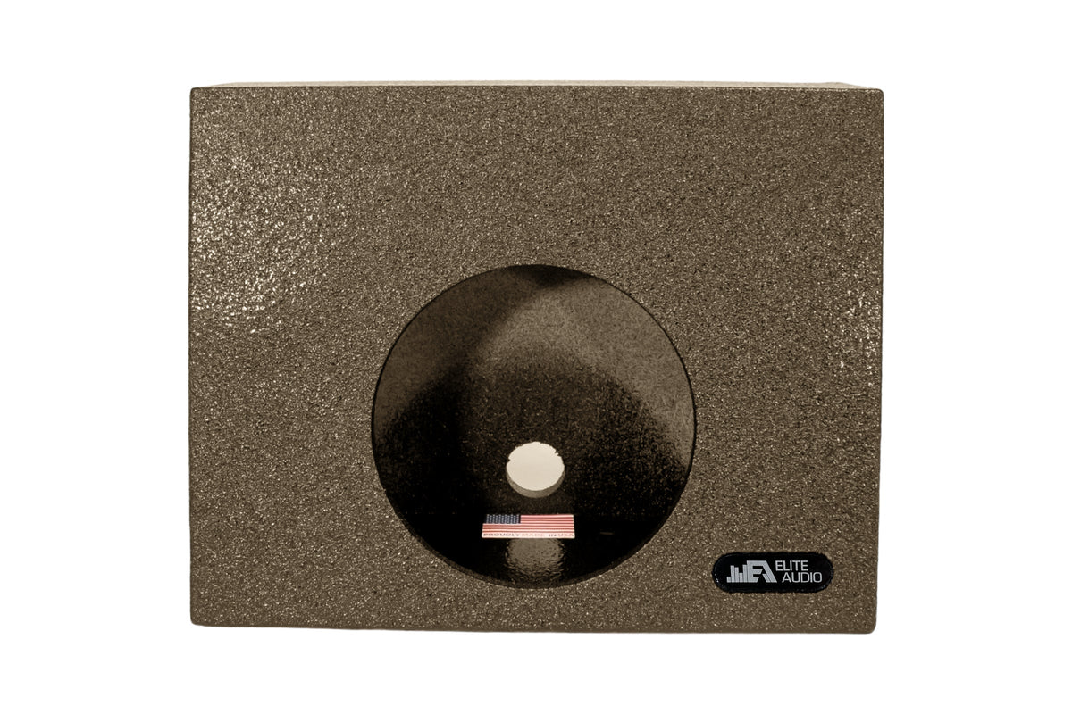 Elite Audio Single 10" Angled Truck Wedge Subwoofer Box (Pair)