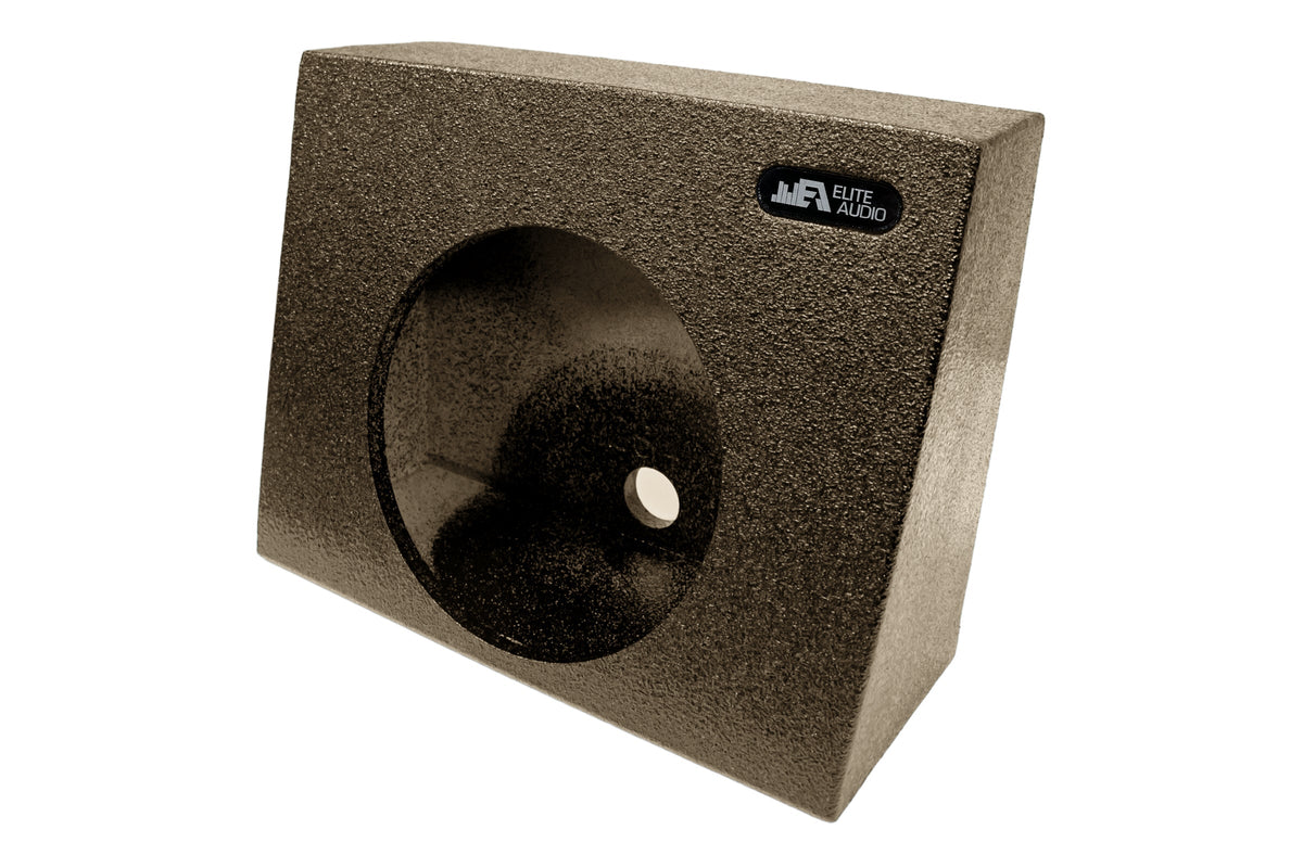 Elite Audio Single 12" Angled Truck Wedge Subwoofer Box (Pair)