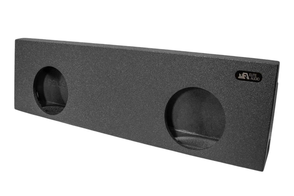 EAG Dual 10" Sealed Sub Box, Silverado Crew Cab 1999-2006, No T-Shape