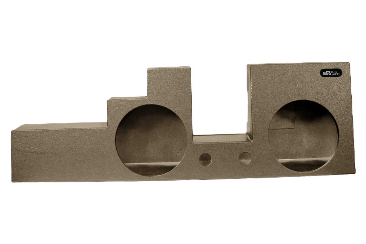 Elite Audio Enclosures | Ford F-250 / F-350 / F-450 Super Duty 2000-2016 Dual 12" Sealed- Premium USA Made Subwoofer Box with Bed Liner Spray Finish