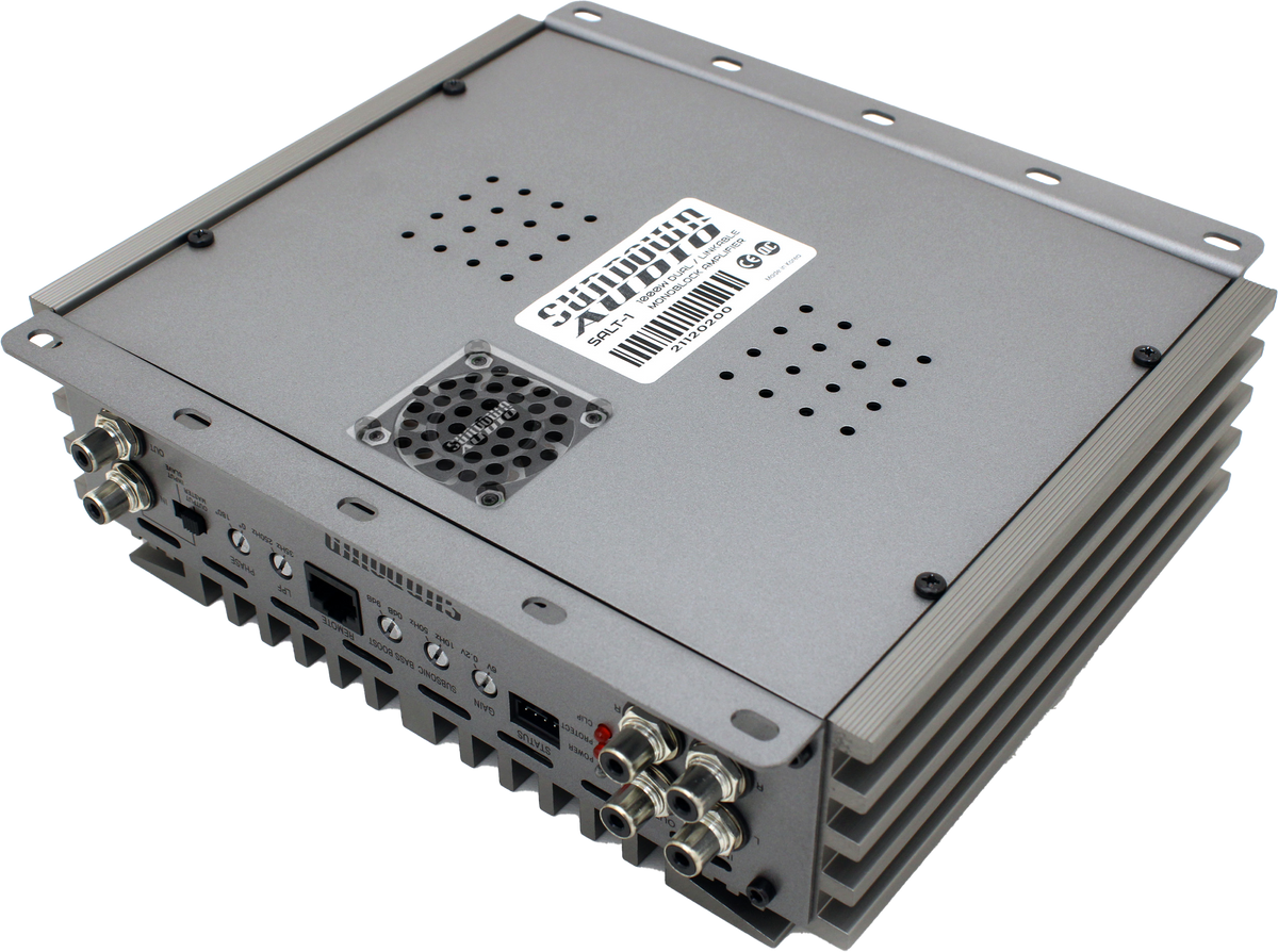 Sundown Audio SALT-1 Class D Monoblock Amplifier - 1000W RMS at 1 Ohm, Linkable to 2000W at 2 Ohms