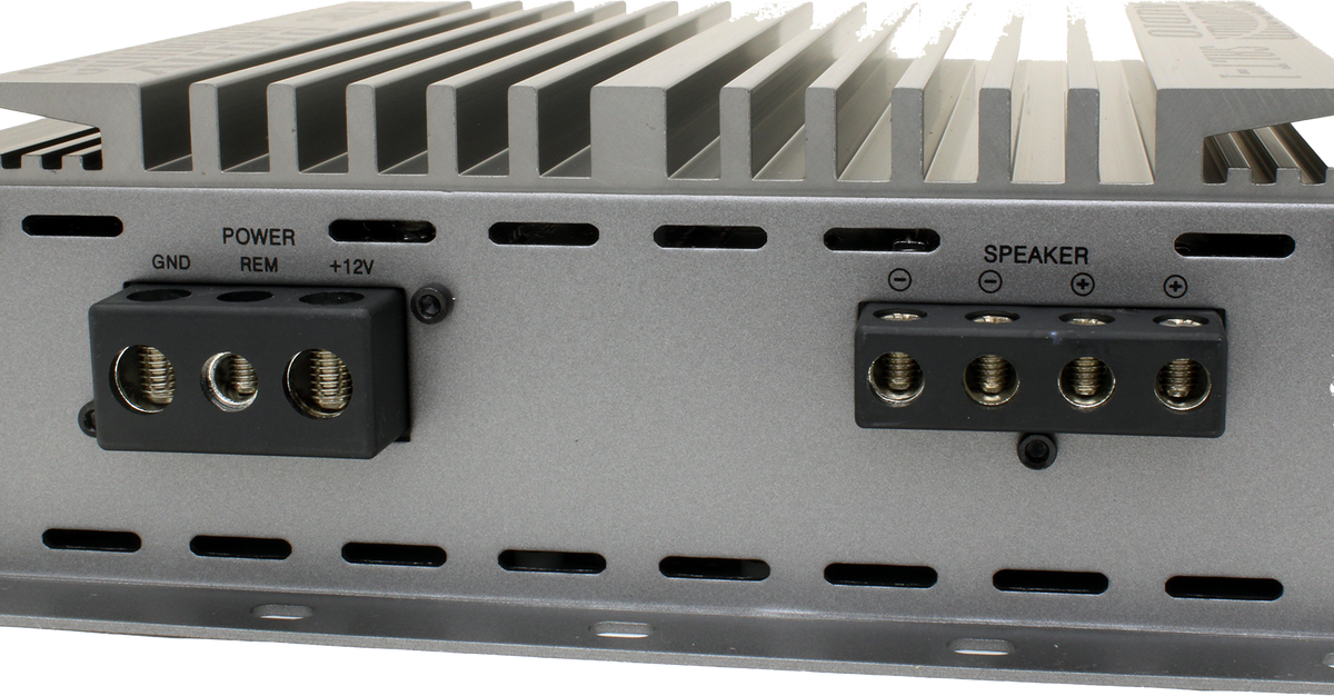 Sundown Audio SALT-1 Class D Monoblock Amplifier - 1000W RMS at 1 Ohm, Linkable to 2000W at 2 Ohms