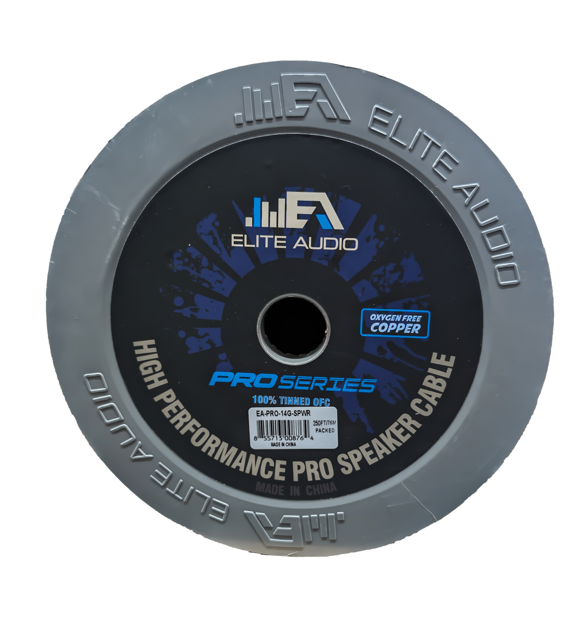Elite Audio PRO 14G SPWR 250FT TINNED 100% COPPER BLUE/GRAY