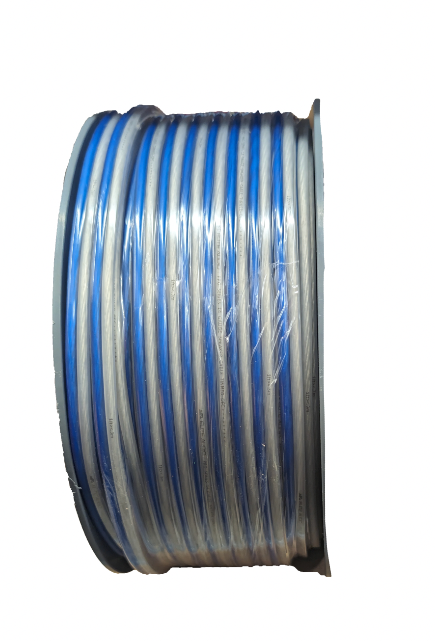 Elite Audio PRO 14G SPWR 250FT TINNED 100% COPPER BLUE/GRAY