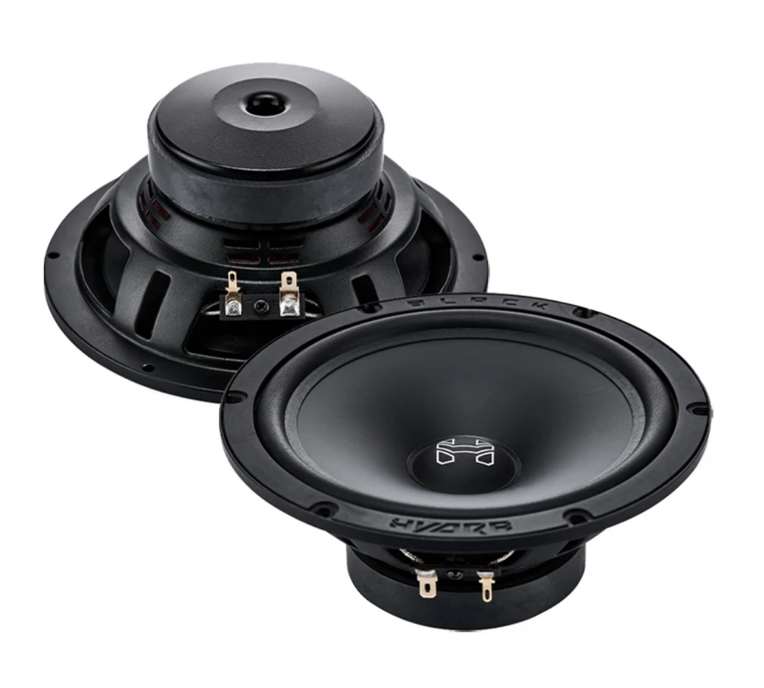 Deaf Bonce Black Hydra HDC‑2.23 V2 6.5″ 2‑Way Component Speaker System – 130W RMS / 270W Peak, 4‑Ohm