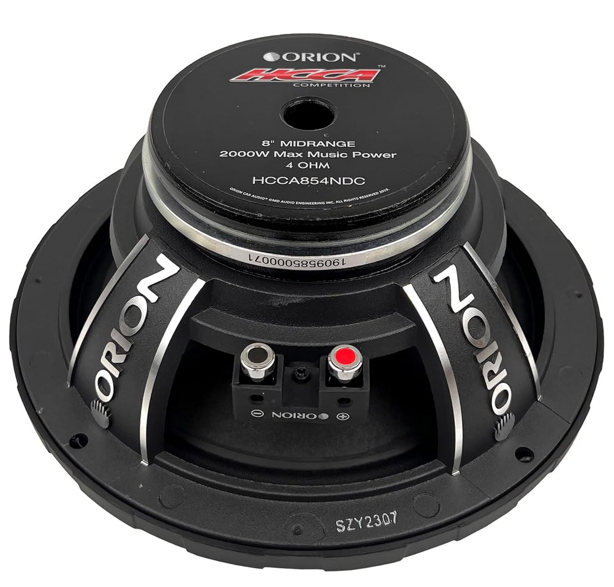Orion HCCA854NDC HCCA 8" Neodymium Midrange Loudspeakers, 500W RMS, 4 Ohm, Dust Cap (Pair)
