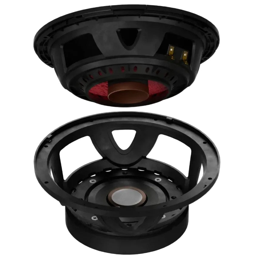 PROJECT360.84B  8” Mid-High 100.2 dB Loudspeaker - 300W RMS 4-Ohm w/Bullet- Rotating Recone Design For Quick Repair