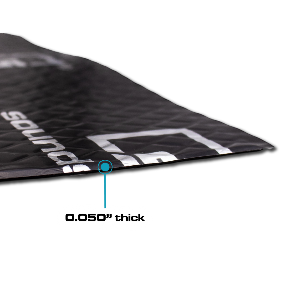 SoundSkins | Classic LITE Sound Deadening Kit Double Layer Mat | SSK-CLASSICLITE | Pure Rubber Butyl & Diamond Embossed Foil