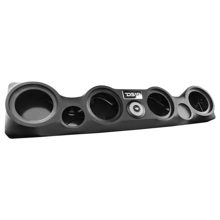 DS18 DS-TJ-SBAR/BK Overhead Bar System for TJ Jeeps 4X6 Inch Speakers 2 X Tweeters Black DS18