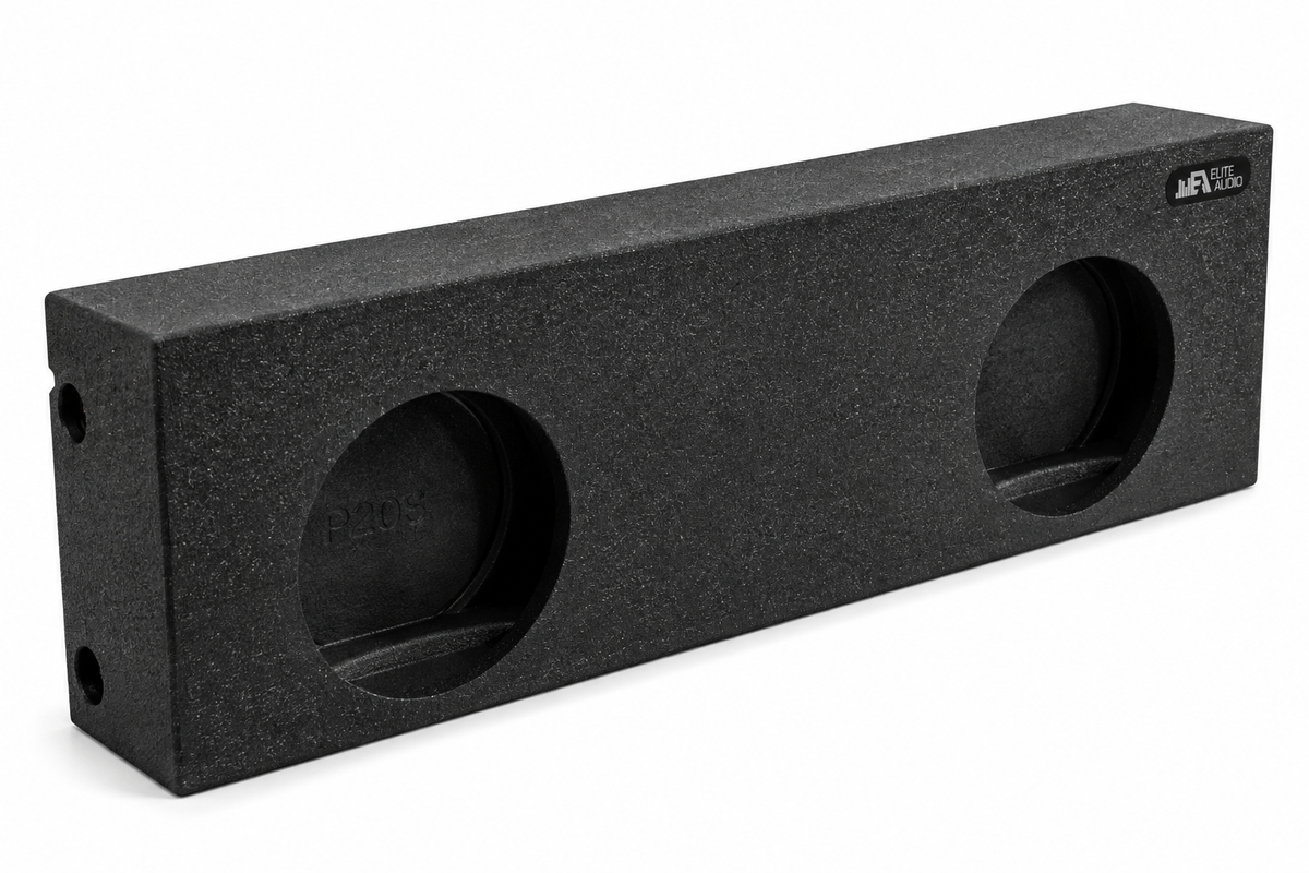EAG Dual 10" Sealed Sub Box, Silverado Crew Cab 1999-2006, No T-Shape