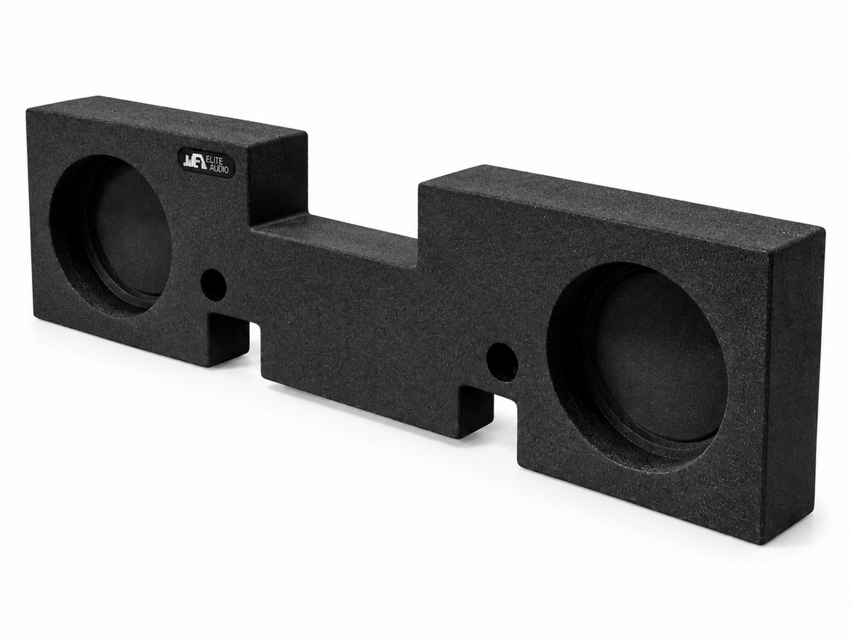 EAG Dual 10" Behind-Seat Subwoofer Box, Ford Super Duty F-250/350/450 2017+