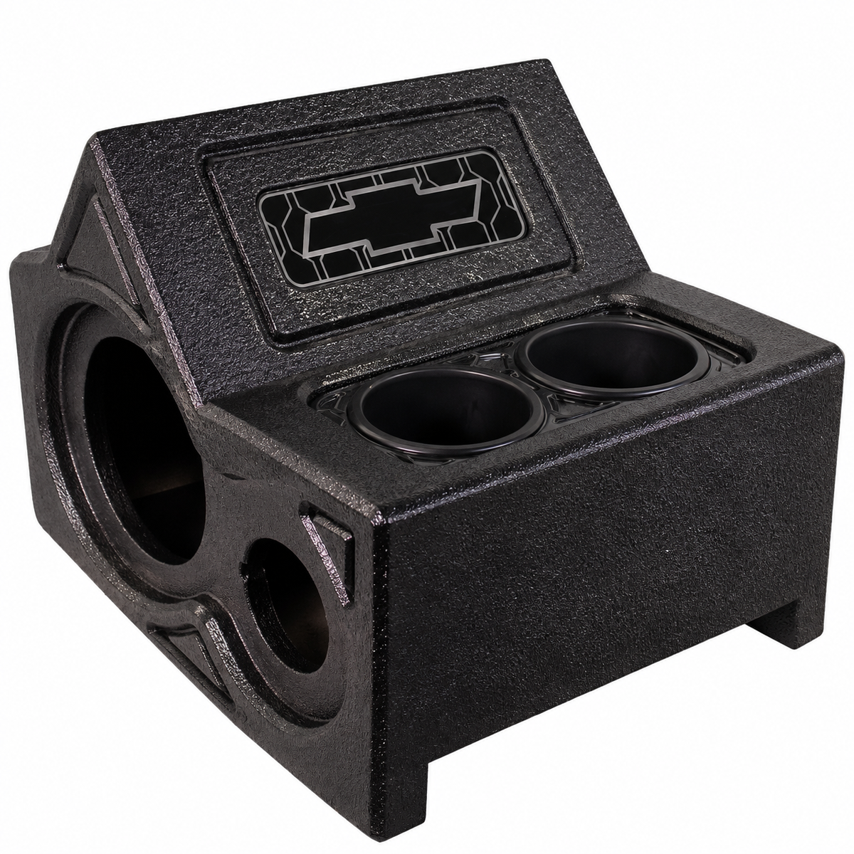 Custom Center Console for 1988–1998 Chevy Silverado & GMC Sierra Bench Seat – Fits Dual 6.5” Speakers, 3.8” Tweeters & Cup Holders