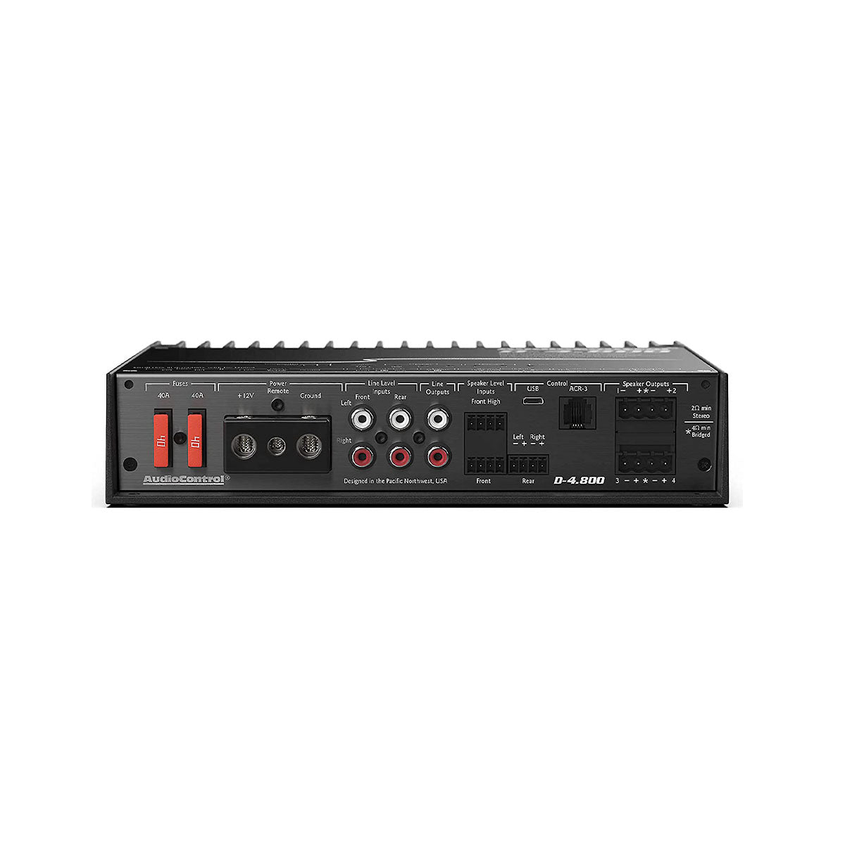 AudioControl D-4.800 4-Channel Car Amplifier with DSP & Matrixing