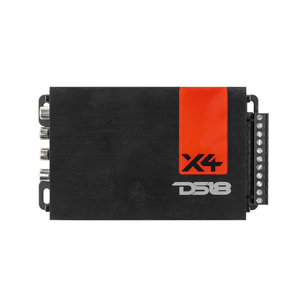 DS18 DS-X4 Ultra Compact Class D 4 Channel Amplifier 1400 Watts DS18