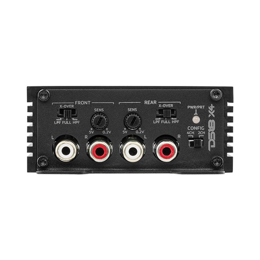DS18 DS-X4 Ultra Compact Class D 4 Channel Amplifier 1400 Watts DS18