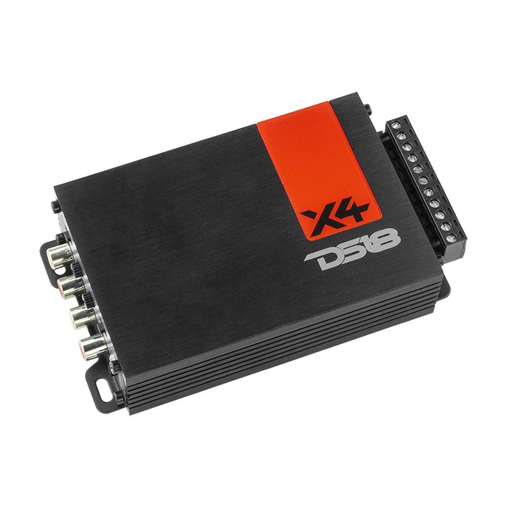 DS18 DS-X4 Ultra Compact Class D 4 Channel Amplifier 1400 Watts DS18