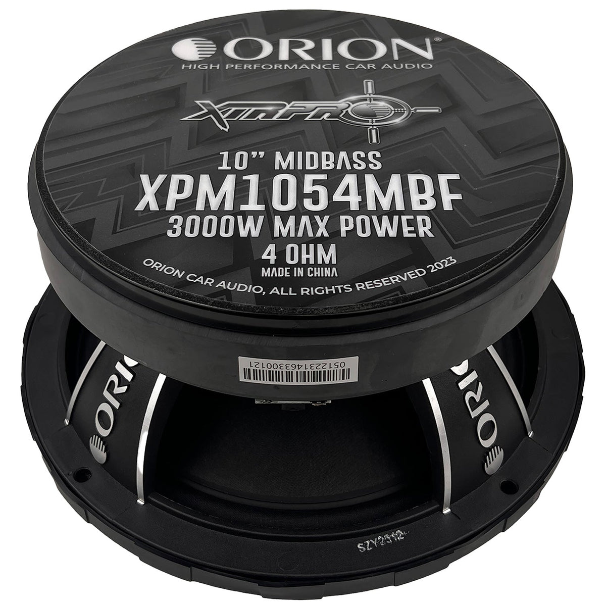 ORION XPM1054MBF 10" Midbass Speaker 3000 Watts