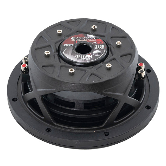 Orion XTR8SWD4 XTR 8" Shallow Mount Free Air Subwoofer, 300W RMS, Dual 4 Ohm, OEM Replacement