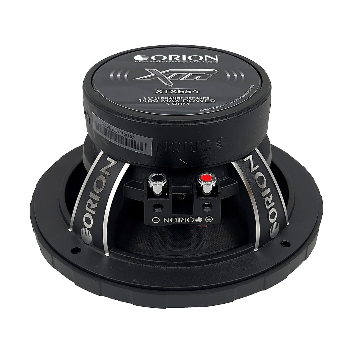 Orion XTX654 6.5" 4 Ohm High Efficiency Midrange Speakers 1400 Watts