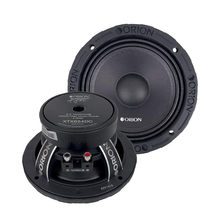 ORION XTX654DC 6.5" Dust Cap Midrange Speakers
