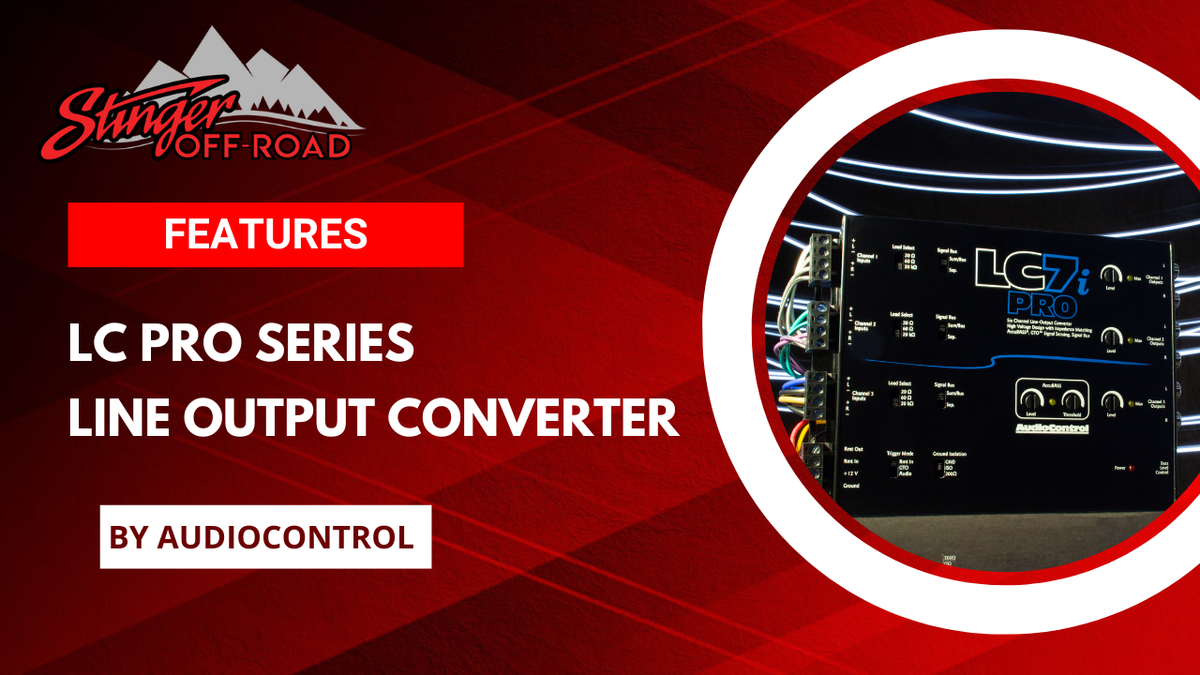 AudioControl LC5i PRO Five-Channel Output Converter with Accubass