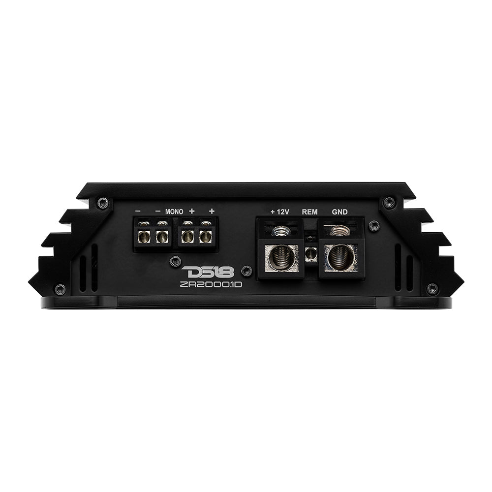 DS18 DS-ZR2000.1D ZR Class D 1-Channel Monoblock Amplifier 2000 Watts RMS DS18