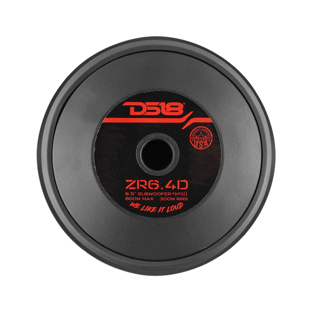 DS18 DS-ZR6.4D ELITE-Z 6 Inch Subwoofer with 1000W Watts DVC 4-Ohm DS18