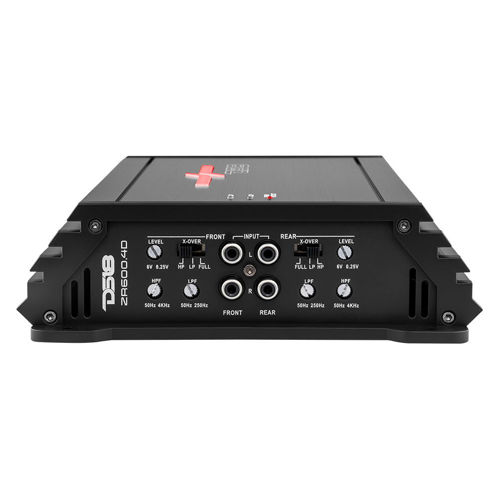 DS18 DS-ZR600.4D ZR Class D 4-Channel Full Range Amplifier 150x4 at 4 Ohm Watts RMS DS18