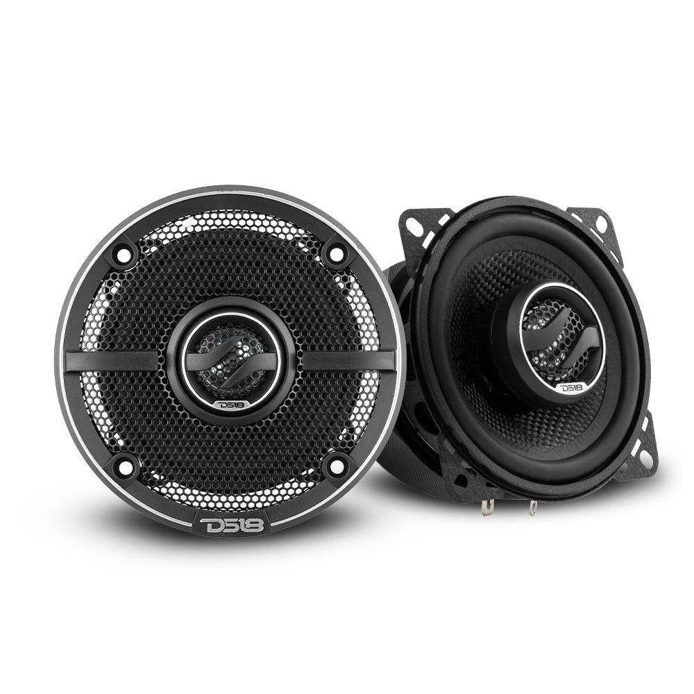 DS18 DS-ZXI-44 ELITE 4 Inch 2-Way Coaxial Speakers with Kevlar Cone 120 Watts 4-Ohm DS18