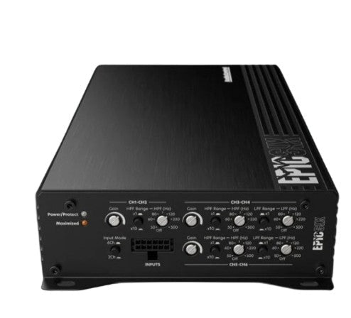 Audio Control EPIC Series Amplifiers EPICSIX 6-Channel Amplifier, 1200W RMS