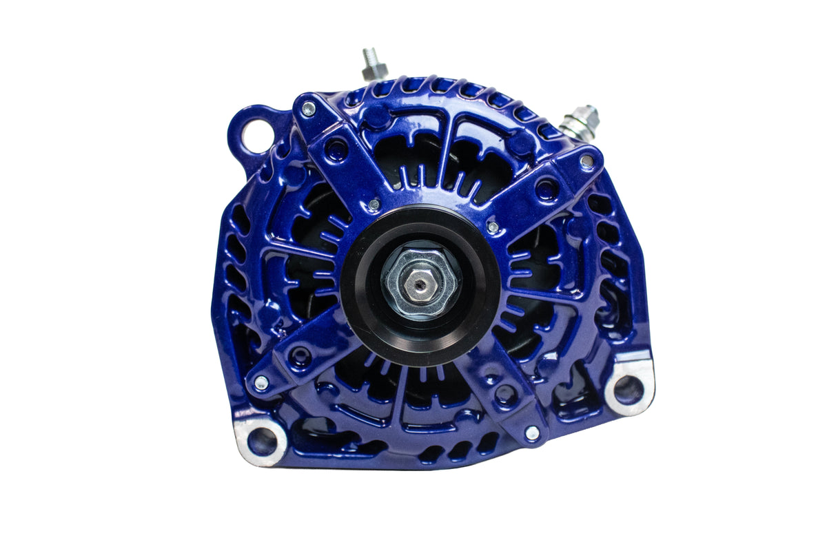 AutoTech AT-HP-8301-400A-BL 400 Amp High Output Alternator, GM 4.3L-8.1L 2005-2024, Intense Blue