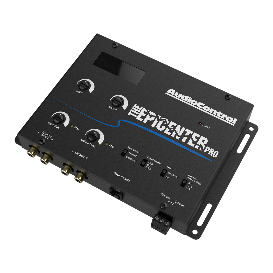 Audio Control The Epicenter Pro – Bass Restoration Processor & High-Voltage Line Driver