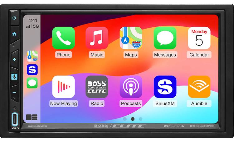 Boss Audio BE7ACP.WX 7" wireless with SXM Apple CarPlay® & Android Auto™ (Wired, Wireless)