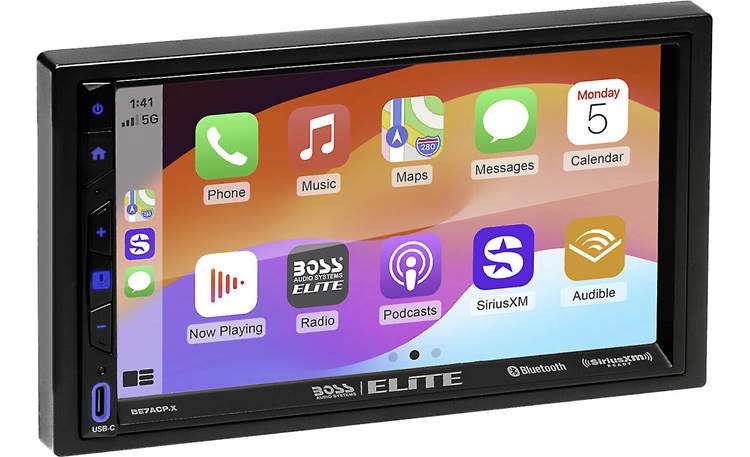 Boss Audio BE7ACP.X | 7" Double Din Car Stereo – CarPlay, Android Auto, Bluetooth, SiriusXM Ready