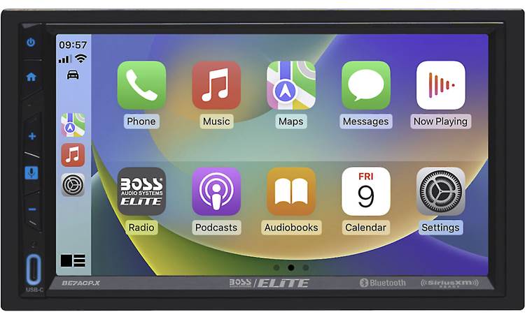 Boss Audio BE7ACP.X | 7" Double Din Car Stereo – CarPlay, Android Auto, Bluetooth, SiriusXM Ready