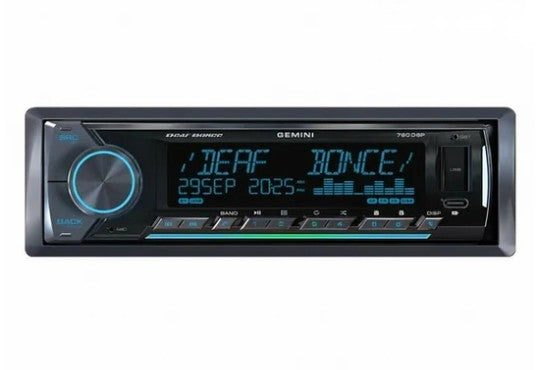 Deaf Bonce Gemini 770DSP Car Stereo Head Unit | Bluetooth 5.3, DSP, 4×25W RMS, USB, ARGB
