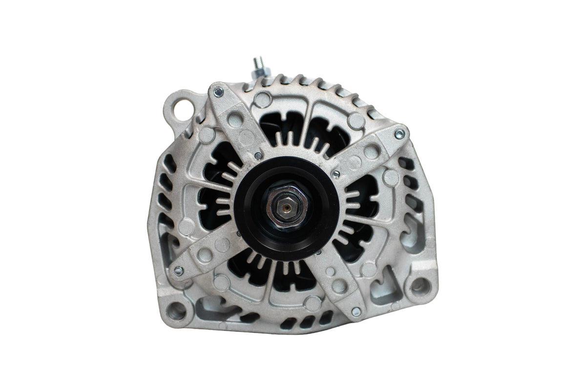 AutoTech AT-HP-8301-400A 400 Amp High Output Alternator, GM 4.3L-8.1L 2005-2024, Natural Aluminum