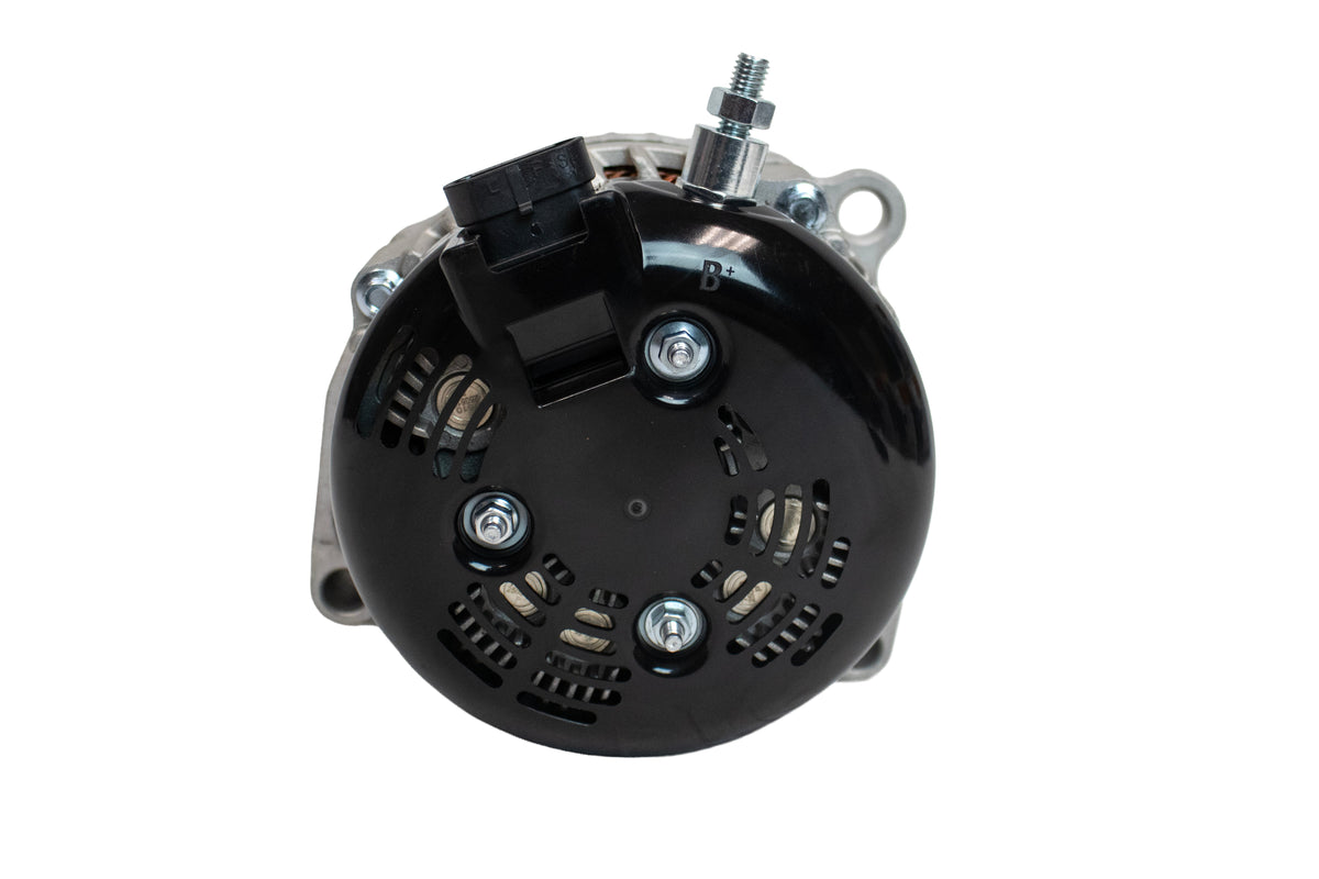 AutoTech AT-HP-8301-400A 400 Amp High Output Alternator, GM 4.3L-8.1L 2005-2024, Natural Aluminum