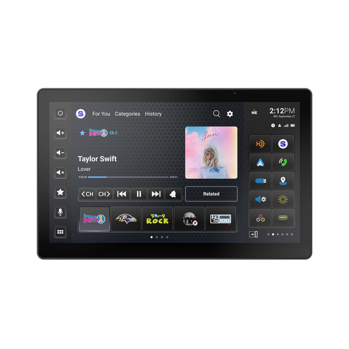 Stinger iX212 12.8-inch Floating Multimedia Infotainment Display System