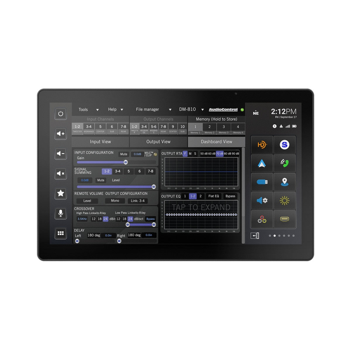 Stinger iX212 12.8-inch Floating Multimedia Infotainment Display System