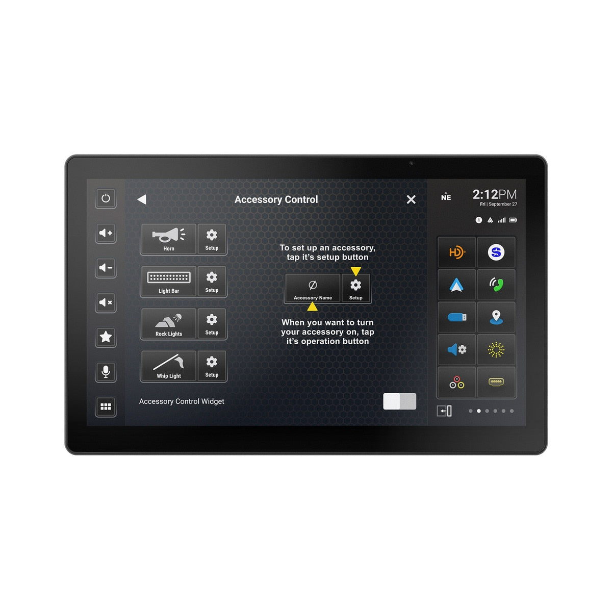 Stinger iX212 12.8-inch Floating Multimedia Infotainment Display System