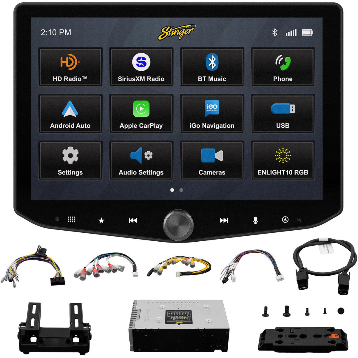 Stinger IX210 Horizon10 10.1-inch Floating Multimedia Infotainment Display System